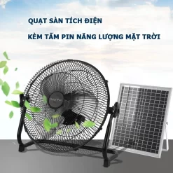 Quạt năng lượng mặt trời chân quỳ Solar Fan 25000mAh