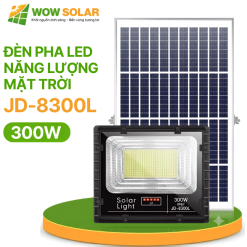 Đèn pha LED năng lượng mặt trời JD-8300L 300W