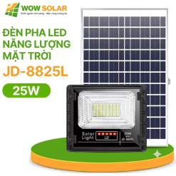 Đèn pha LED năng lượng mặt trời JD-8825L 25W