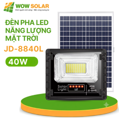Đèn pha LED năng lượng mặt trời JD-8840L 40W